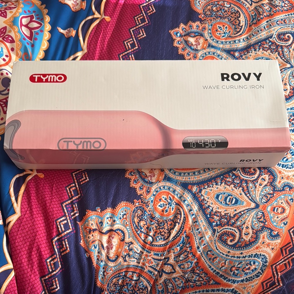TYMO Rovy Wave Curling Iron - Pink